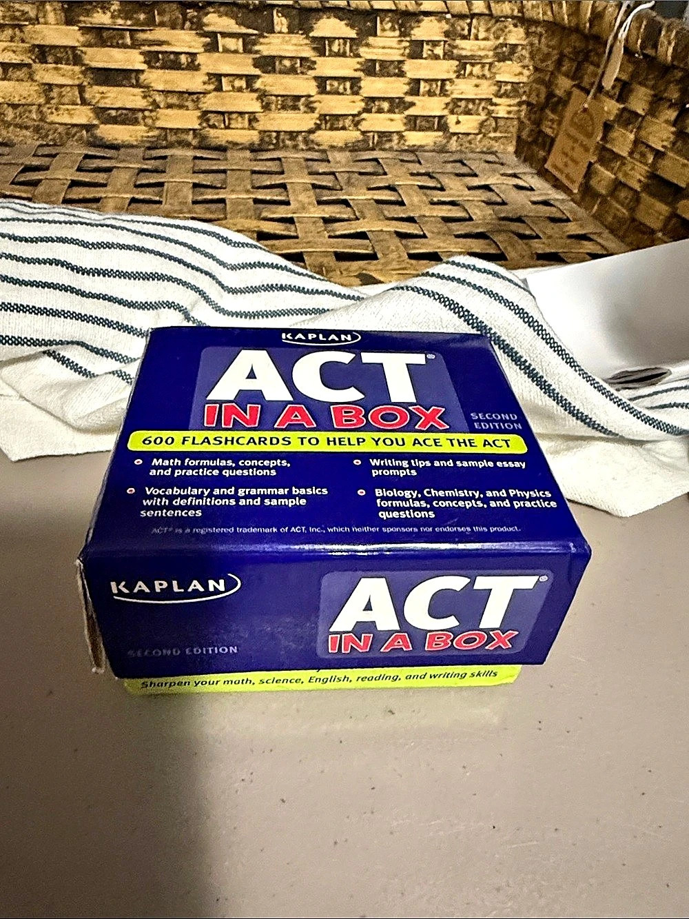 Kaplan ACT in a Box, Second Edition ACT Study Guide Box Set - Picture 2 of 4